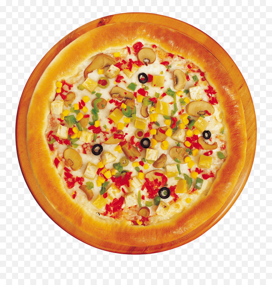 Download Pizza Png Image Hq - Vegetarian Pizza Cartoon Png,Pizza Png