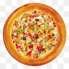 Download Pizza Png Image Hq - Vegetarian Pizza Cartoon Png,Pizza Png
