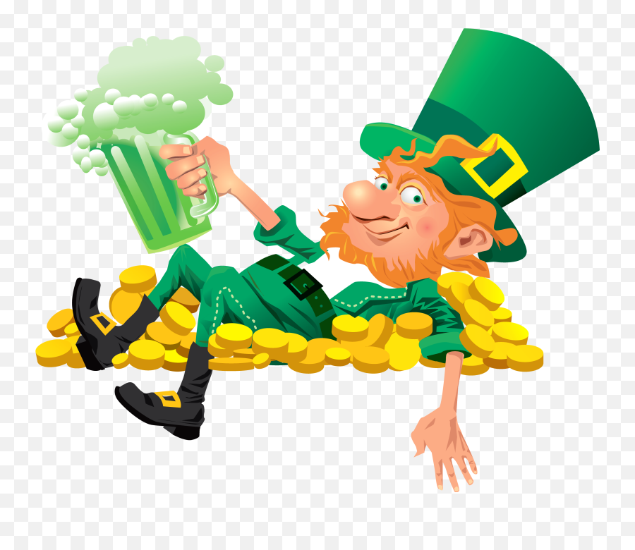 Beer Happy Transparent Png Clipart - St Day Leprechaun,Beer Clipart Transparent Background