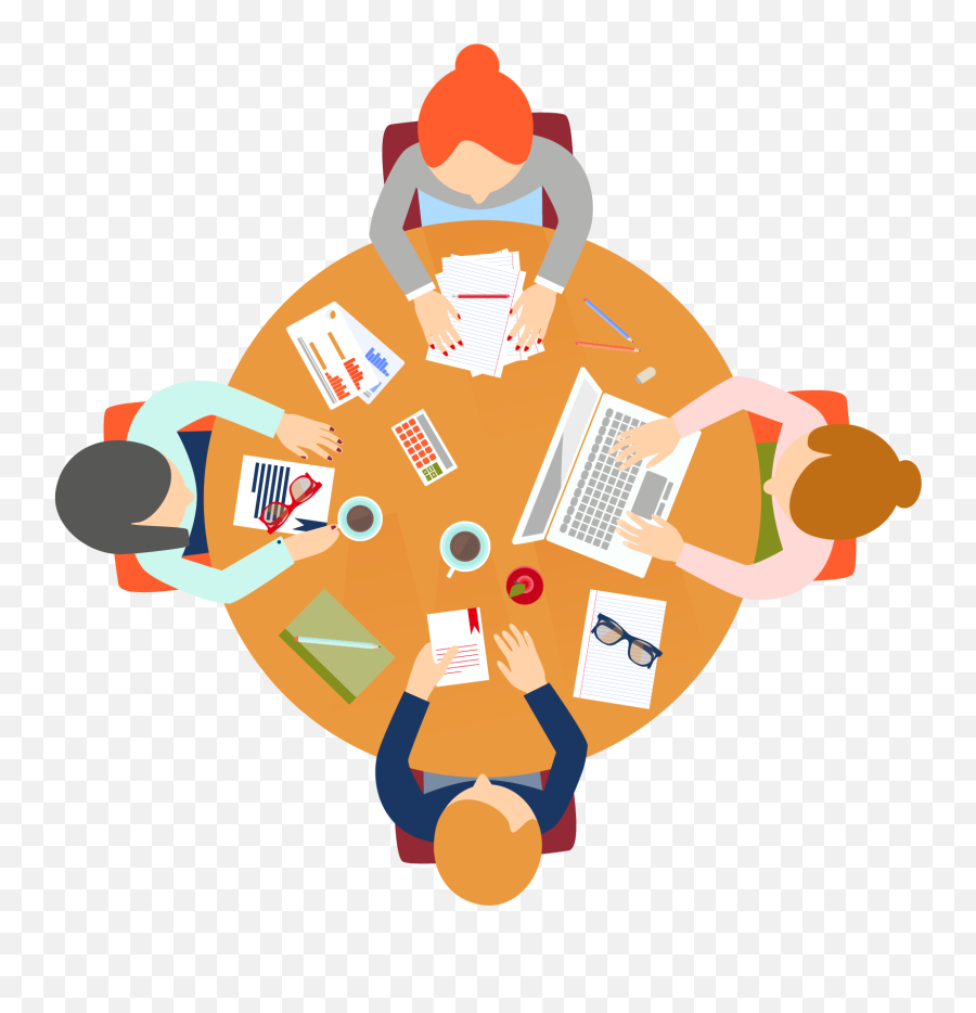 Meeting Euclidean Vector Round Table - Vector Round Table Meeting Png,Round Table Icon