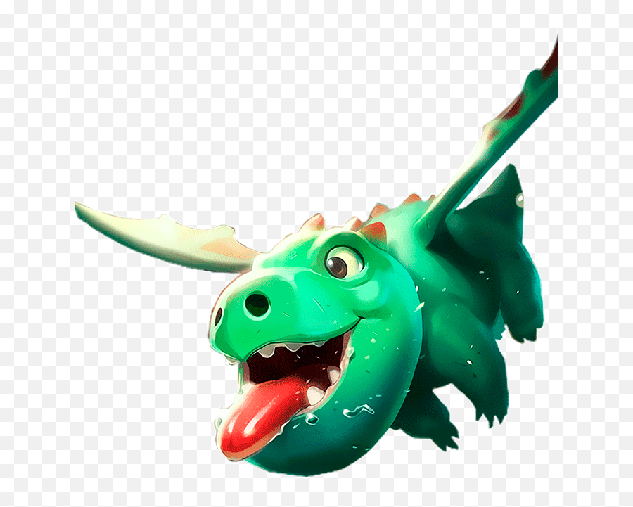 Download Baby Dragon Png Clash Royale - Baby Dragon In Clash Of Clans,Clash Png