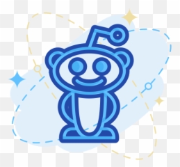 Reddit Logo Icon Of Colored Outline Style - Available SVG Snapchat Different Colors png