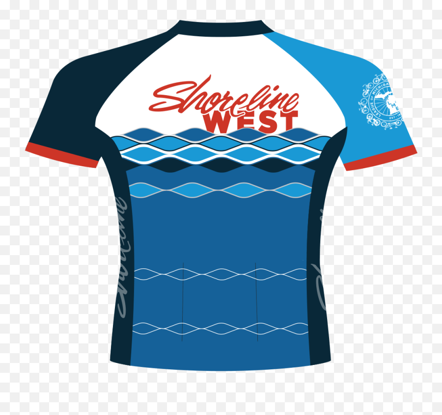 Shoreline West 2021 League Of Michigan Bicyclists - Short Sleeve Png,Vintage Icon Summer Of Love
