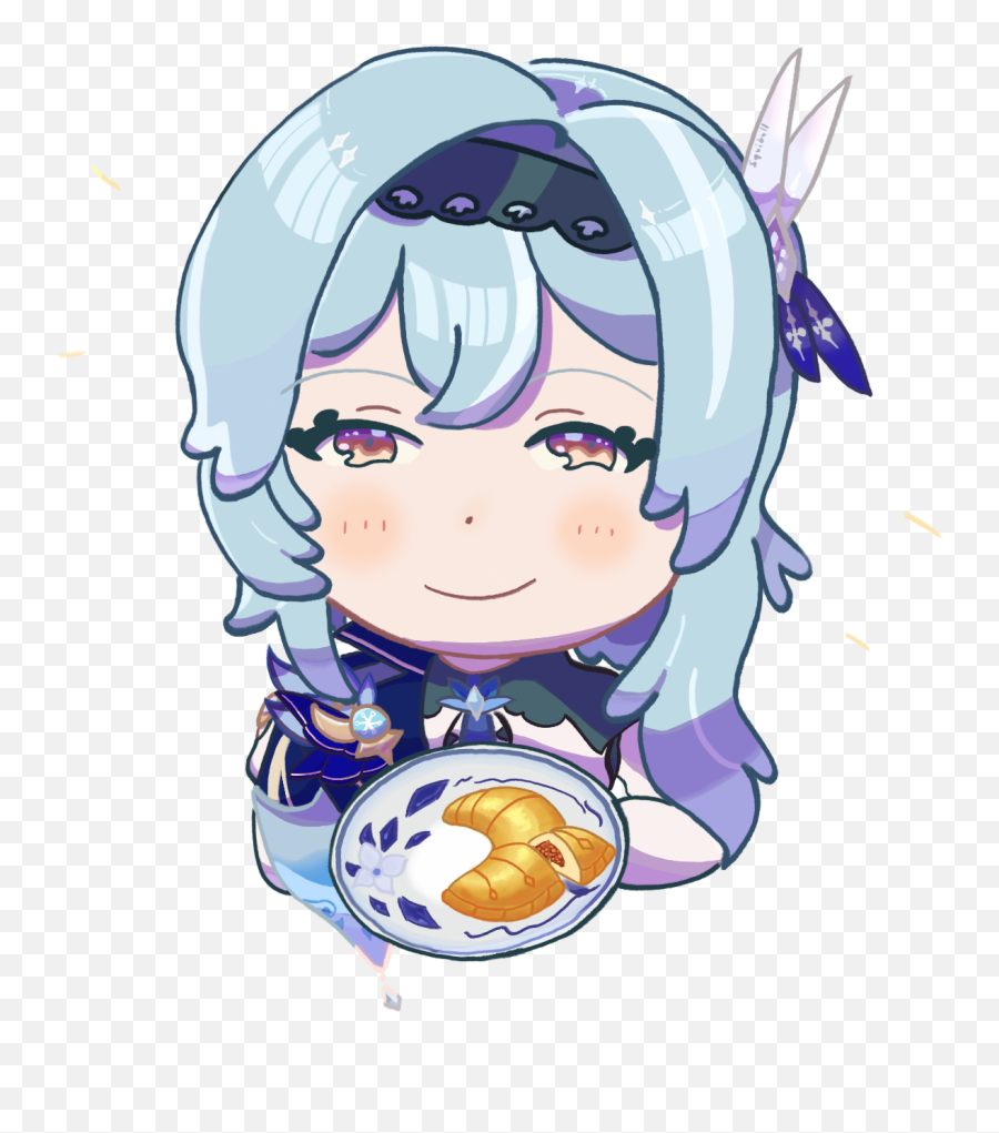 Eula And Her Stormcrest Pie Sticker - Mihoyo Player Fictional Character Png,Kanna Icon
