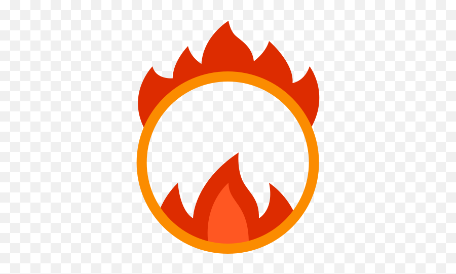 Circus Ring Of Fire Icon In Color Style - Ring Of Fire Labor Png,Circus Baby Icon