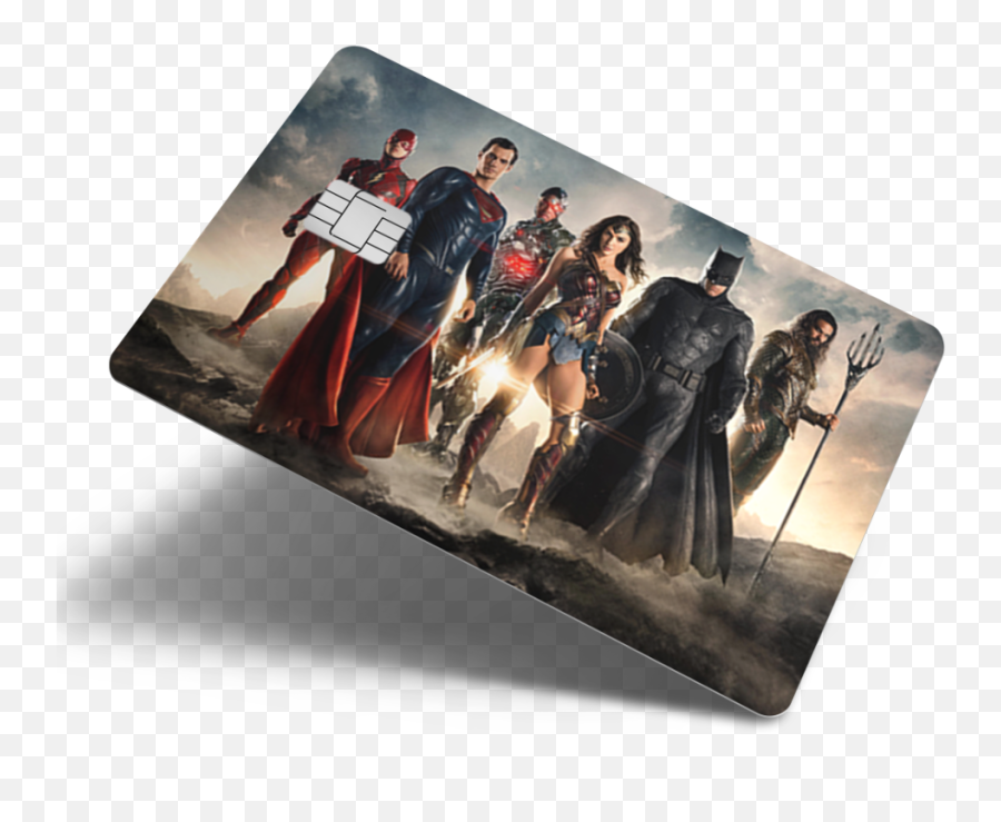 Adesivo Cartão De Crédito Liga Da Justiça Justice League - Cartão Liga Da Justiça Png,Justice League Folder Icon