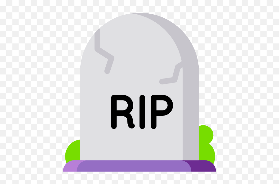 Tomb Tombstone Death Halloween Stone Cemetery Rip Icon - Headstone Png,Tomb Icon