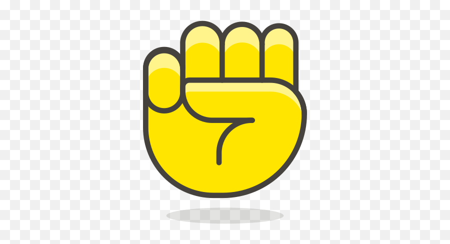 Raised Fist Free Icon - Iconiconscom Index Finger Up Transparent Png,Fist Icon