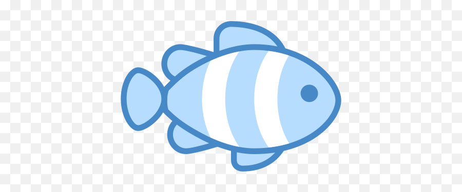 Clown Fish Icon In Blue Ui Style - Cartoon Transparent Fish Png,Clown Icon