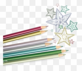 Modern Metallic Colored Pencils - 2 Of A Kind Double Ended Colored Pencils Png,Colored Pencils Png