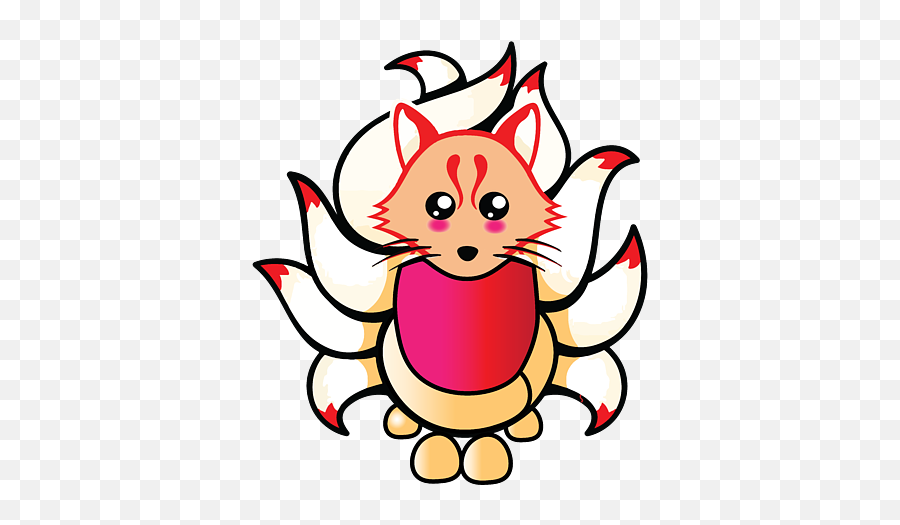Adopt Me Kitsune Fox Pet Greeting Card - Japanese Kitsune Fox Png,Kitsune Mask Icon