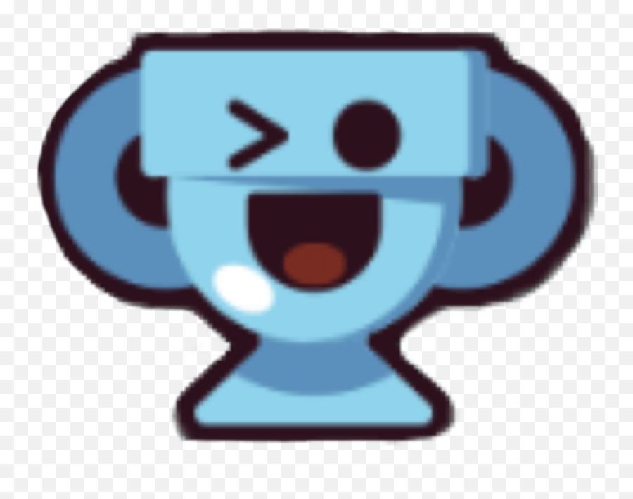 Brawlstars Trophy Trophies Blue Sticker By Fractorz - Transparent Brawl Stars Trophy Png,Discord Animated Icon