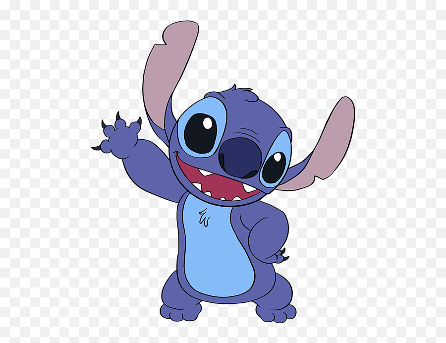 How To Draw Stitch From Lilo And - Stitch Drawing Png,Stich Png - free ...