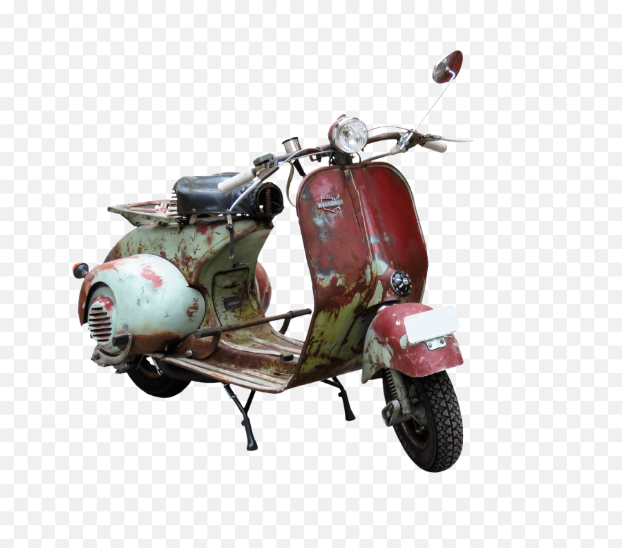 Download Hd Scooter Png Image With - Old Scooter Png,Model Transparent Background