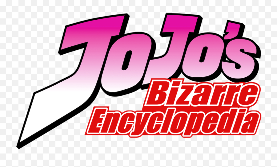 Jojos Bizarre Encyclopedia - Transparent Jojo Logo Png,Jjba Png