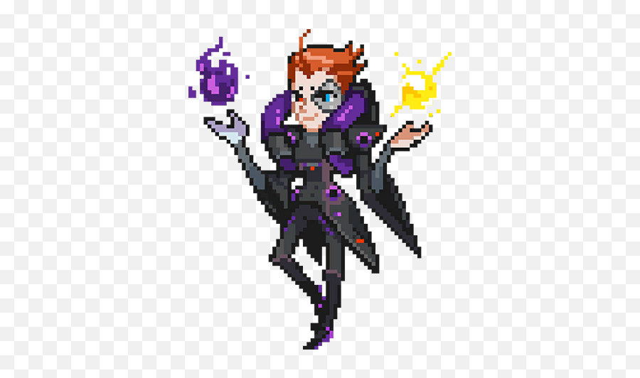 Extracted The - Overwatch Moira Pixel Spray Png,Moira Png