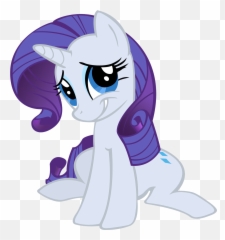 Little Pony Rarity Png Transparent - My Little Pony Render,Rarity Png