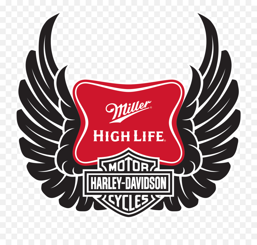 Art Designer - Harley Wing Miller High Life Sign Png,Harley Davidson Logo With Wings