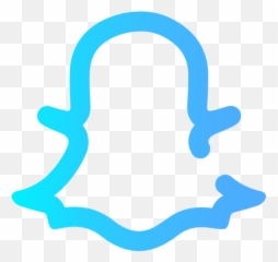 Snapchat - Free social media icons Blue Icon png