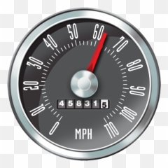 Download Speedometer Png Image For Free - Speedometer Showing 60 Mph,Speedometer Png