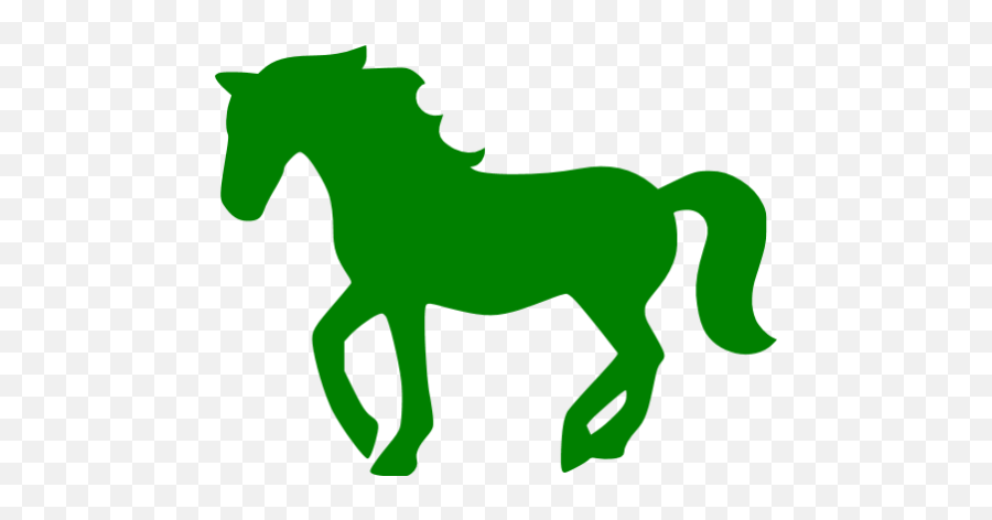 Green Horse 2 Icon - Free Green Animal Icons Horse In Red Color Png,Horse Transparent Png