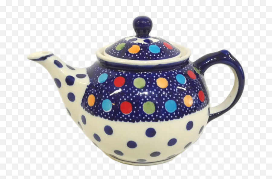 Morning Teapot In Fun Dots Pattern - Teapot Png,Dot Pattern Png