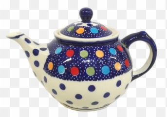 Morning Teapot In Fun Dots Pattern - Teapot Png,Dot Pattern Png