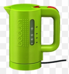Green Bodum Kettle Transparent Png - Electric Kettle,Kettle Png