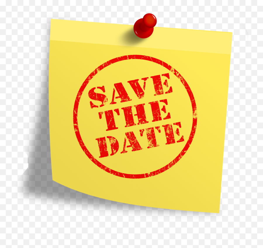 Post It Memo Pin Save The Date Png - it Png