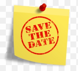 Post It Memo Pin - Save The Date png