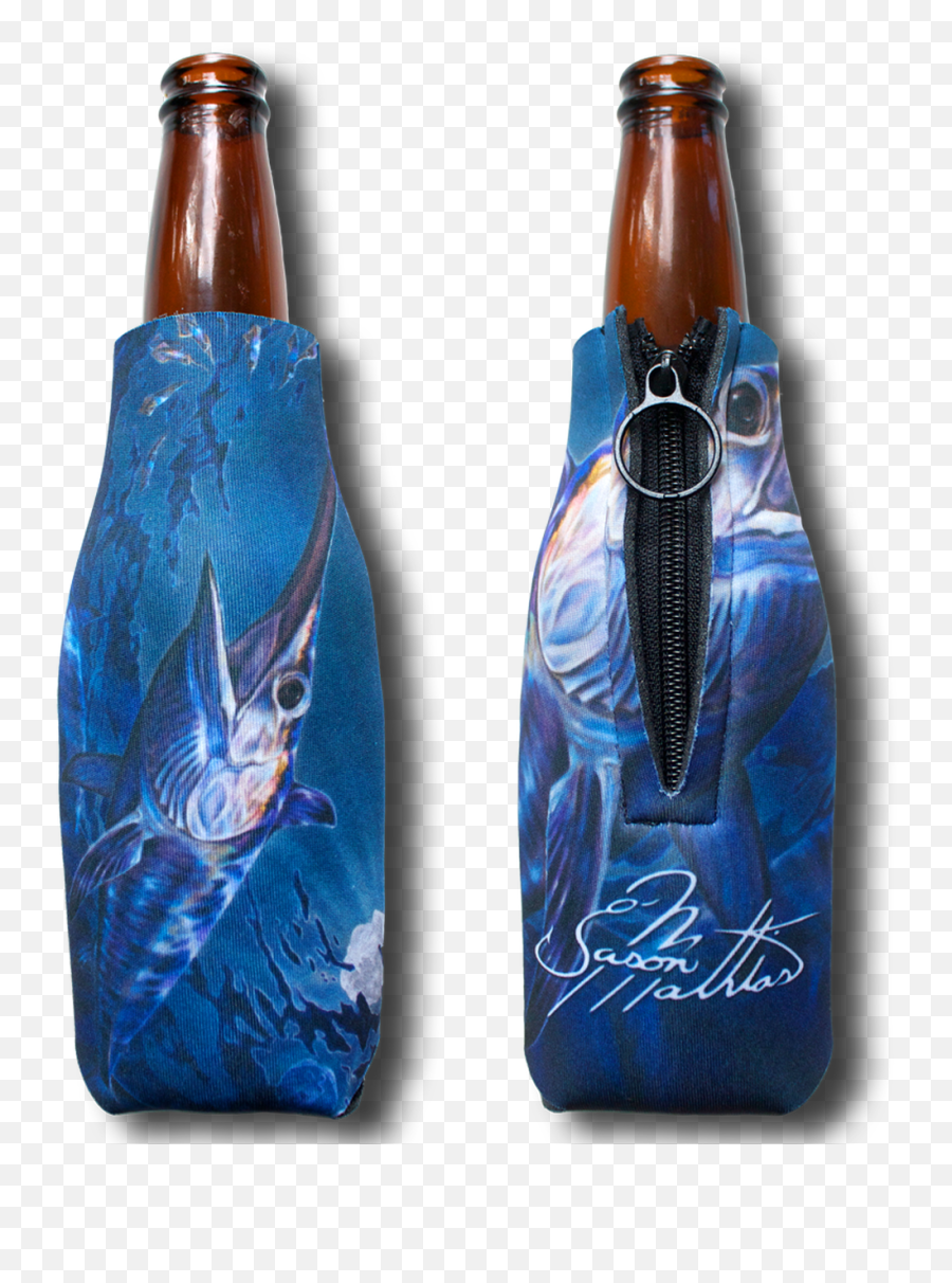 Bottle Koozie Swordfish Pod - Beer Bottle Png,Swordfish Png
