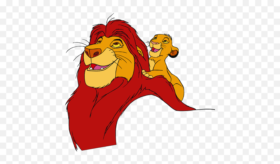 Download Hd Lion King Simba - Lion King Lion King Simba And Mufasa Clipart Png,Mufasa Png