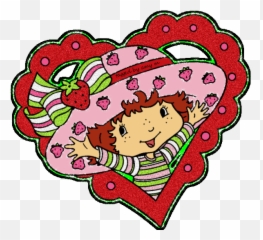 Clipart Football Glitter - Strawberry Shortcake Girl Gif png