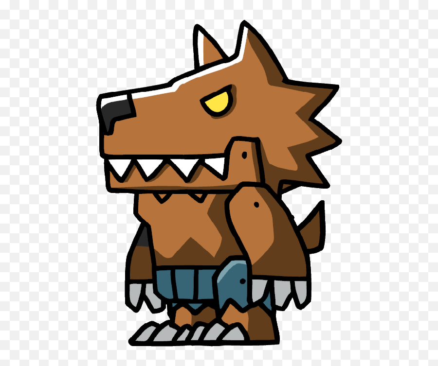 Download Werewolf - Scribblenauts Wolf Full Size Png Image Scribblenauts Werewolf,Werewolf Png