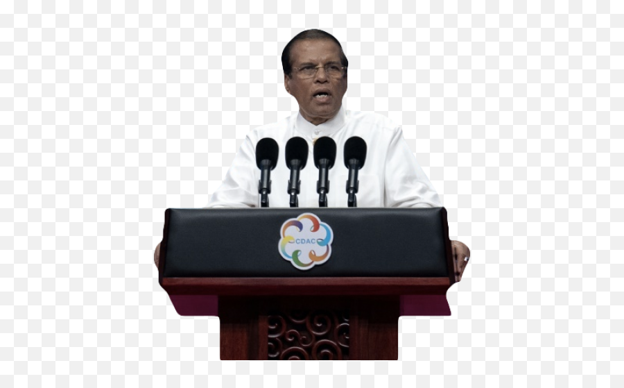 Sri Lanka President Maithripala Sirisena Png - Photo 242 Public Speaking,Siri Png