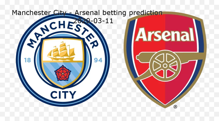 Manchester City Vs Arsenal Prediction Betting Tips - Man City Arsenal Logo Png,Manchester City Logo