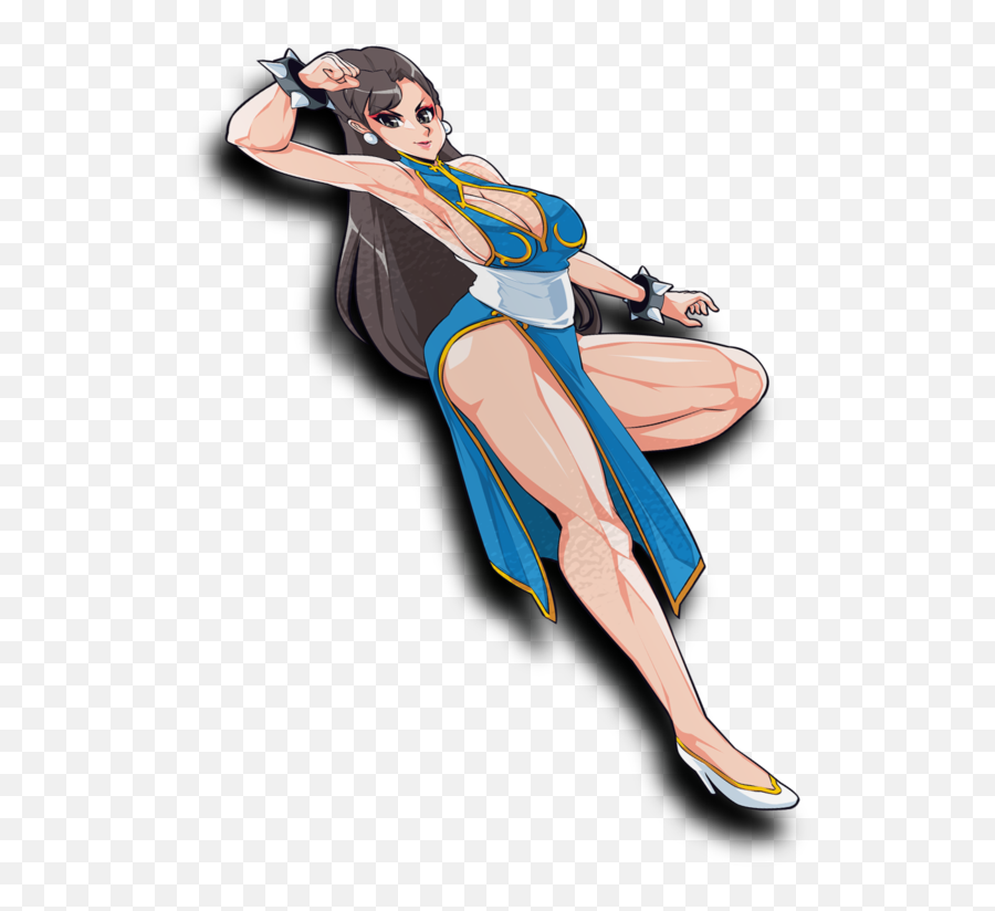 Chun - Li Waifu Sticker Chun Li Sticker Png,Chun Li Png