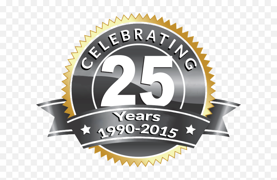 Download Our 25th Anniversary - 25 Years Logo Png Png Image Celebrating 25 Years Logo Png,25th Anniversary Logo