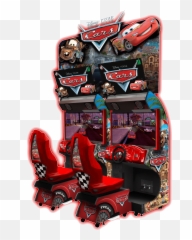 Disney Pixar Cars U2013 Raw Thrills Inc - Cars 2 Lightning Mcqueen Png,Disney Cars Png