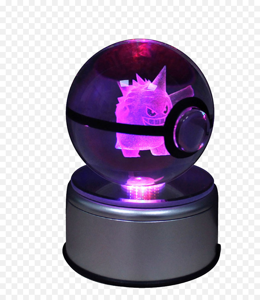 Color Changing Gengar Crystal Pokeball - Sphere Png,Crystal Ball Png