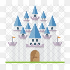 Fairy Tale Castle Icon - png