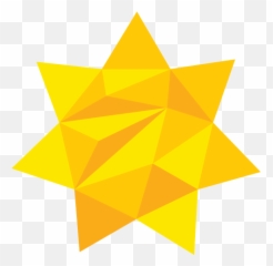 Polygonal - Triangle Png,Summer Sun Png