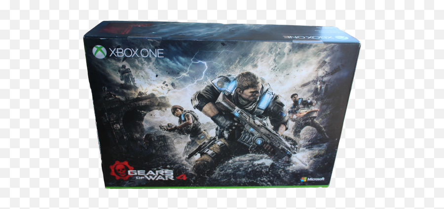 Xbox One S 23n - 00001 2tb Limited Edition Console With Gears Of War 4 Gears Of War Png,Gears Of War 4 Logo