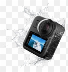Gopro Hero Max 360 Hd Png Download - Gopro Max 360,Gopro Png