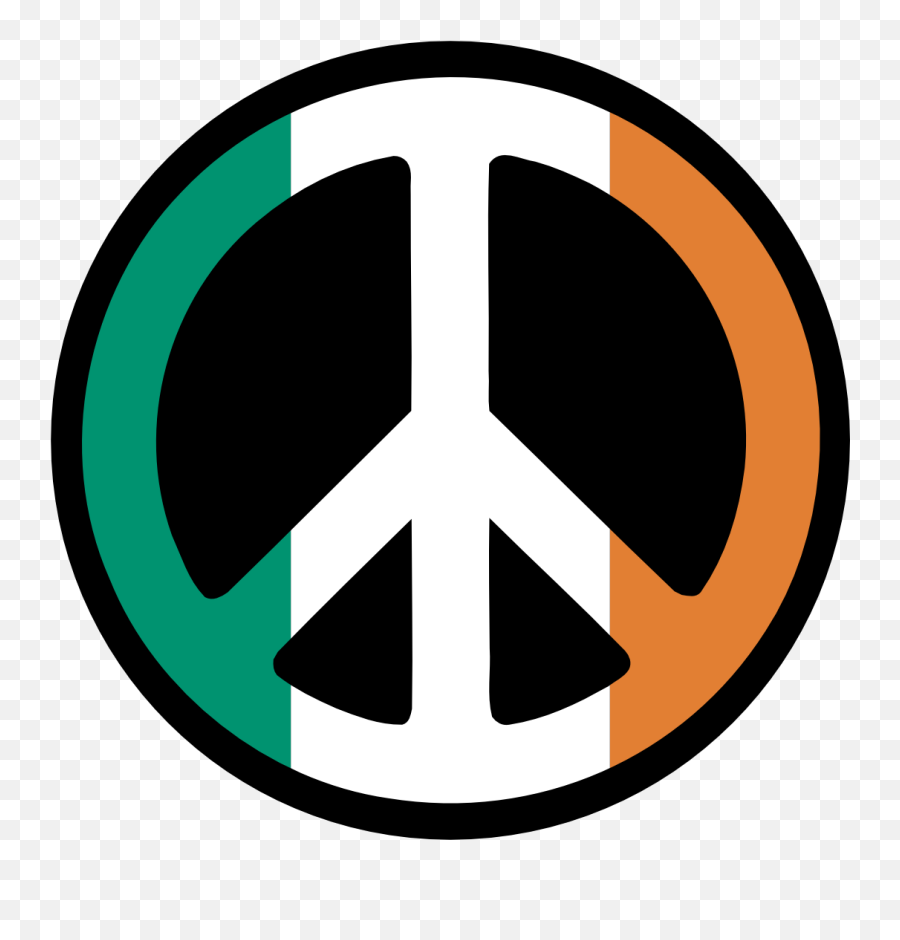 Download Hd Irish Flag Clip Art - Symbols Of Peace Png,Ireland Flag Png