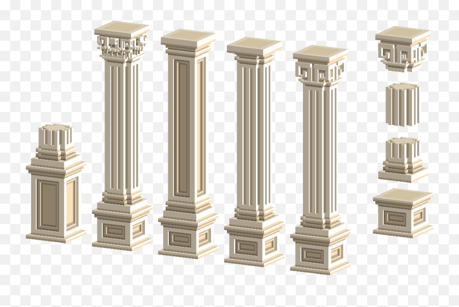 Roman Pillars Png - Cylinder,Column Png