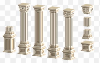 Roman Pillars Png - Cylinder