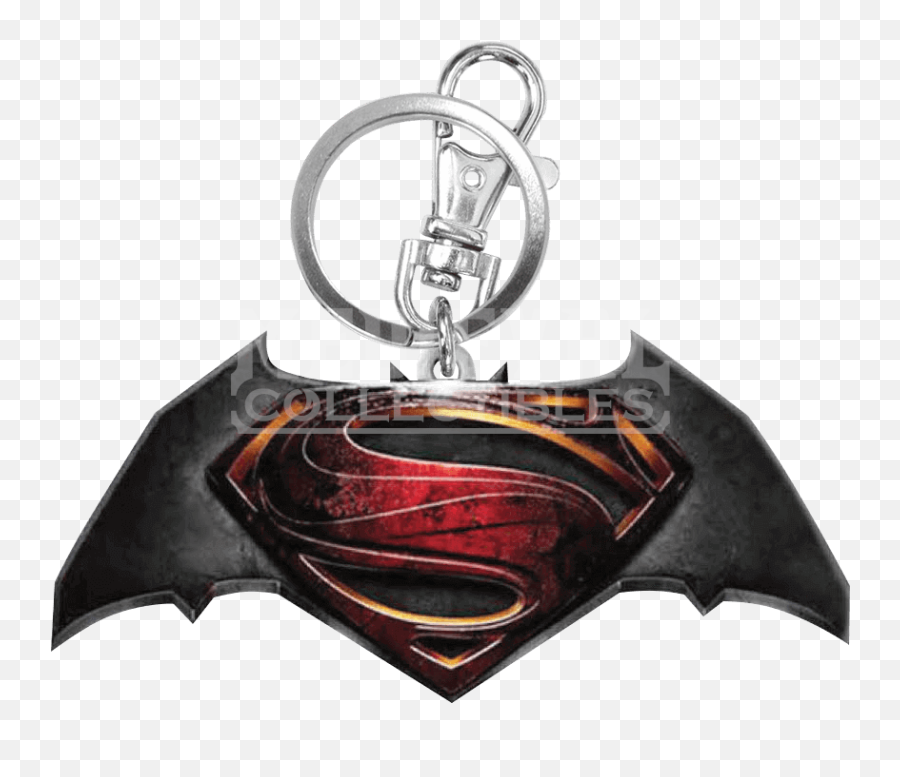 Download Colored Batman V Superman Keychain - Batman Vs X Men Png,Superman And Batman Logos