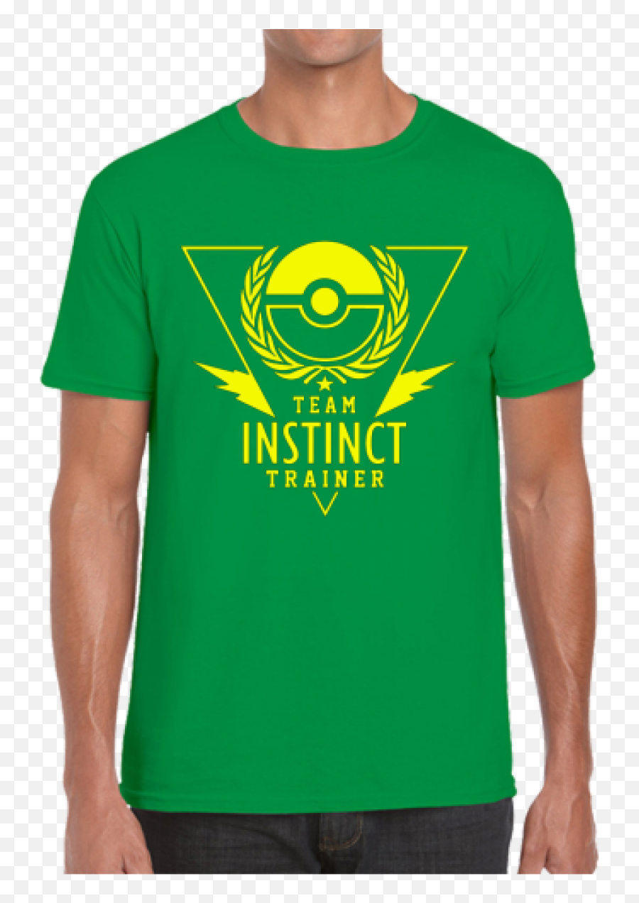 Team Instinct Trainer Unisex Tees - Gildan Charcoal T Shirt Png,Team Instinct Logo