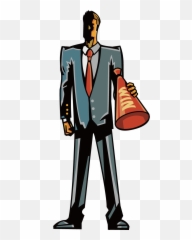 Cartoon Man Illustration - Coat Men Cartoon Png,Hombre Png